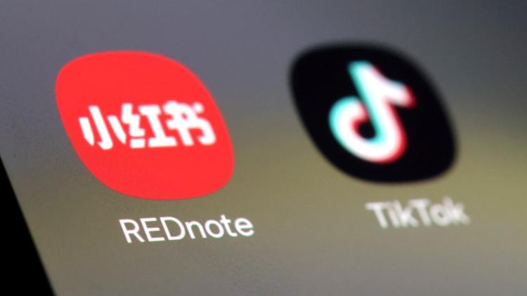 Les applications REDnote et TikTok sur un écran de téléphone