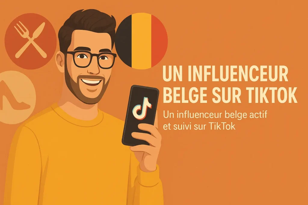 Image montrant un influenceur TikTok Belge