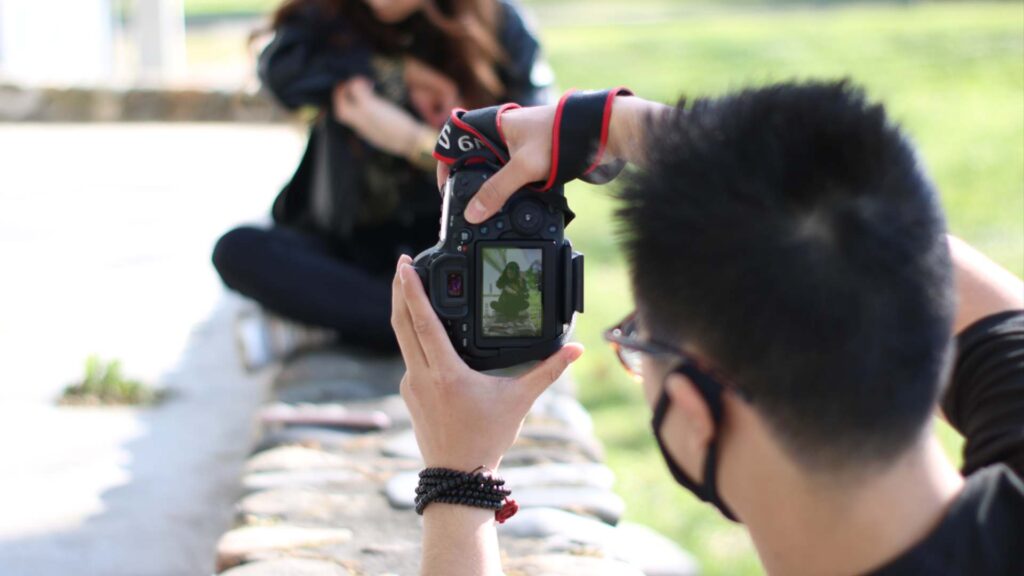 Shooting photo de profil TikTok