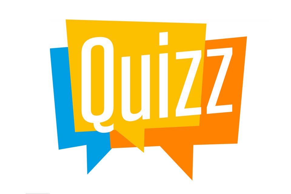Logo avec écrit "quizz"
